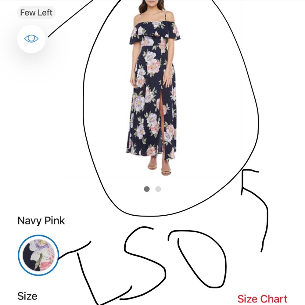 ISO Premier Amour floral maxi